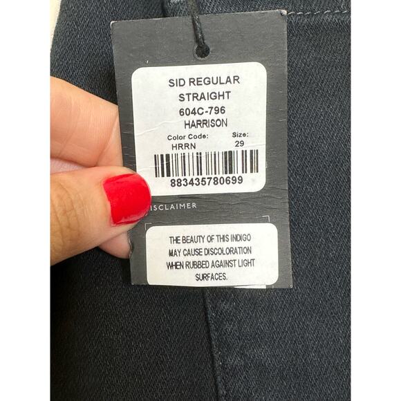 Citizens of Humanity Sid black straight legs men jeans size 29 - Picture 9 of 14